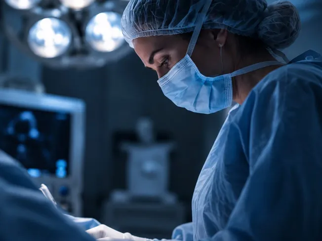 Хирург в операционной Saphena Clinic